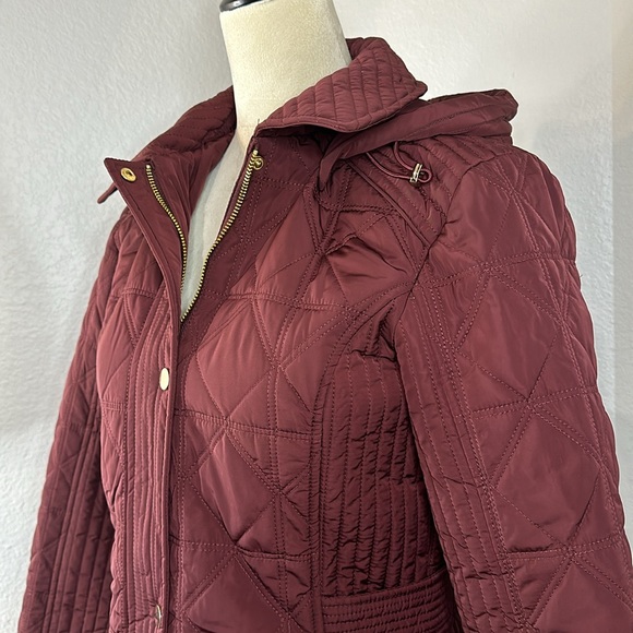 Liverpool Jeans Co Quilted Collard Hooded Utility Jacket (S) NWT - Picture 12 of 15